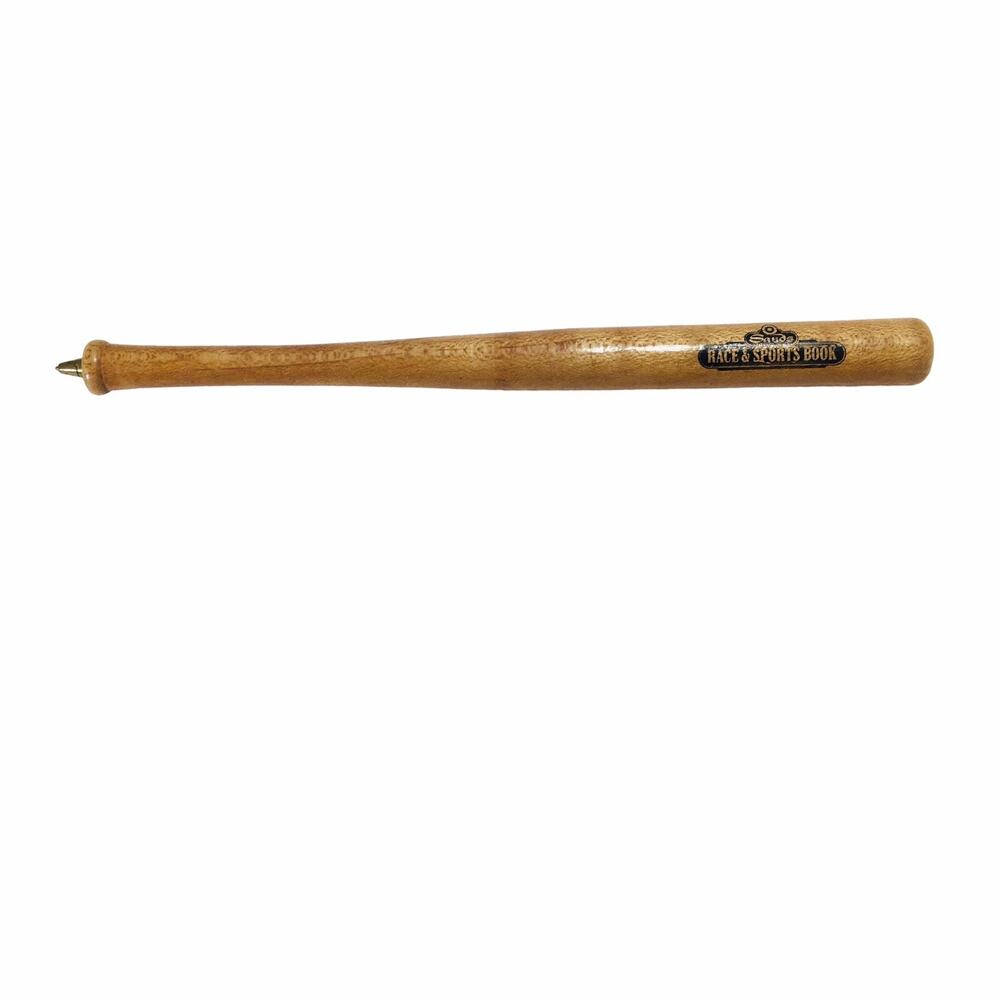 Vtg GENUINE SANDS CASINO LAS VEGAS SPORTS BOOK BASEBALL BAT PEN Souvenir No INK